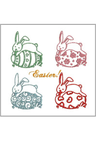 Dat060 - All easter bunnys over eggs